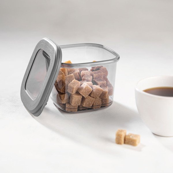 Boîte de Conservation Carrée Poli 550ml - FOLY Boîte de Conservation Carrée Poli 550ml - FOLY