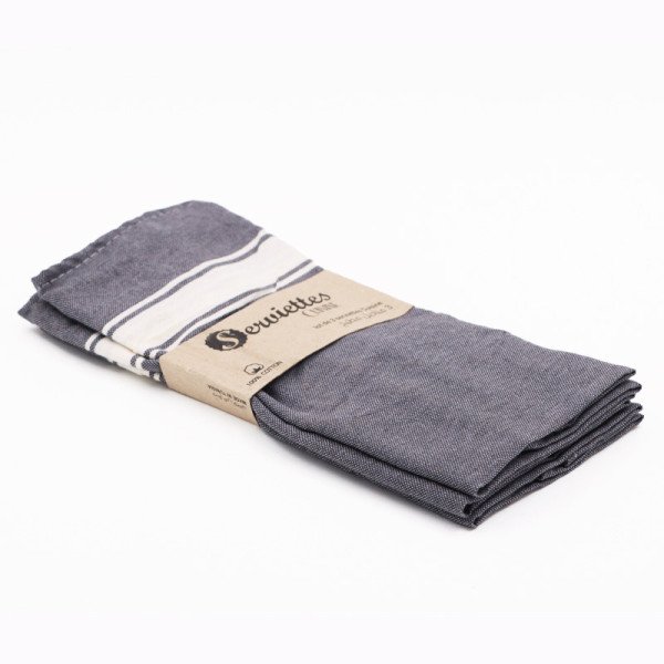 Lot De 3 Serviette De Table 40X60cm En Coton Lot De 3 Serviette De Table 40X60cm En Coton