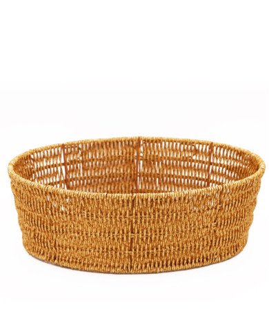 Corbeille à Pain Ovale en Osier 33x25cm Corbeille à Pain Ovale en Osier 33x25cm