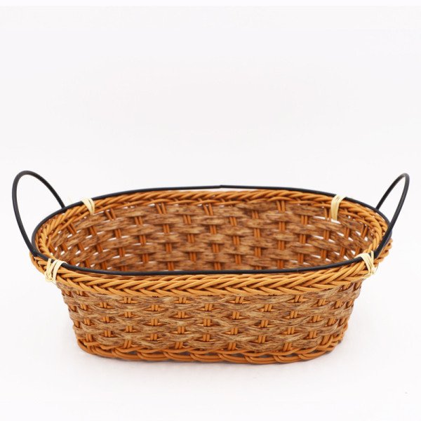 Corbeille à Pain Ovale en Osier 24X16cm Corbeille à Pain Ovale en Osier 24X16cm