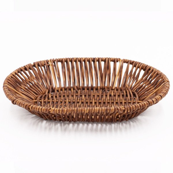 Corbeille à Pain  Ovale avec Anse en Osier 26X20cm Corbeille à Pain  Ovale avec Anse en Osier 26X20cm