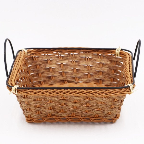 Corbeille à Pain en Osier Carré Ø18cm Corbeille à Pain en Osier Carré Ø18cm