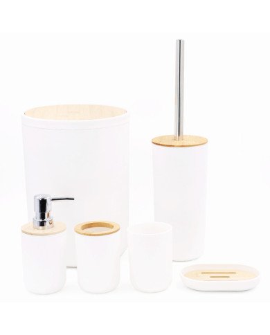 Ensemble De Salle De Bain 6 Pièces En Bamboo Ensemble De Salle De Bain 6 Pièces En Bamboo