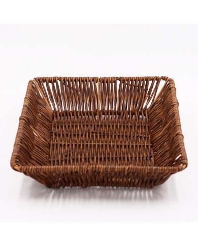 Corbeille à Pain  Rectangulaire avec Anse en Osier 23X18cm Corbeille à Pain  Rectangulaire avec Anse en Osier 23X18cm