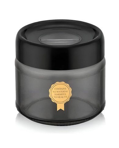 Bocal en Verre Perle Noire 300cc -QLUX Bocal en Verre Perle Noire 300cc -QLUX