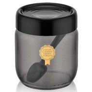 Bocal en Verre Perle Noire 425cc -QLUX