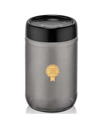 Bocal en Verre Perle Noire 660cc -QLUX Bocal en Verre Perle Noire 660cc -QLUX