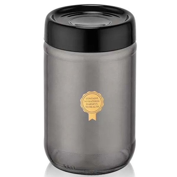 Bocal en Verre Perle Noire 660cc -QLUX Bocal en Verre Perle Noire 660cc -QLUX