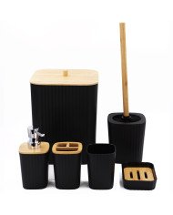 Ensemble De Salle De Bain 6 Pièces En Bamboo