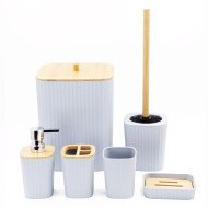 Ensemble De Salle De Bain 6 Pièces En Bamboo