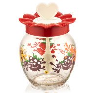 Boite de Conservation en Verre avec Cuillère 370ml - QLUX