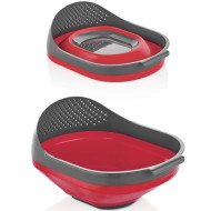 Passoire à Riz Pliable Rouge 3 Litres - QLUX