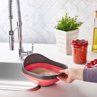 Passoire à Riz Pliable Rouge 3 Litres - QLUX