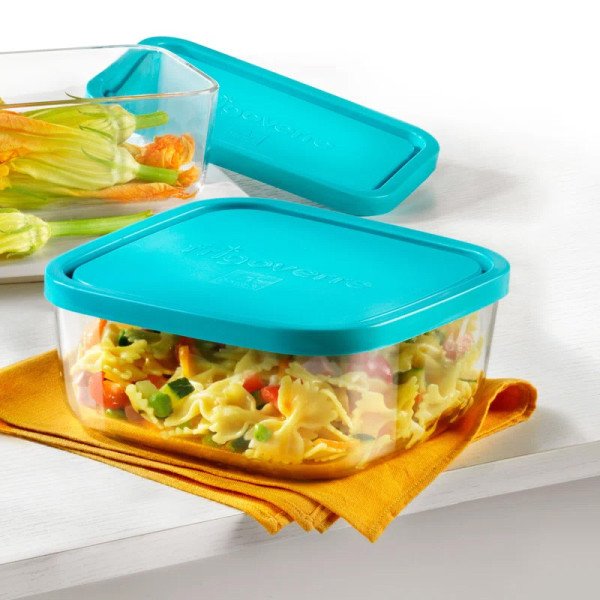 Boite de Conservation Carrée FrigoVerre 15x15cm - BORMIOLI Boite de Conservation Carrée FrigoVerre 15x15cm - BORMIOLI