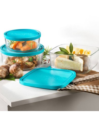 Boite de Conservation Carrée FrigoVerre 19x19cm - BORMIOLI Boite de Conservation Carrée FrigoVerre 19x19cm - BORMIOLI