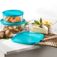 Boite de Conservation Ronde FrigoVerre Ø 23cm - BORMIOLI Boite de Conservation Ronde FrigoVerre Ø 23cm - BORMIOLI