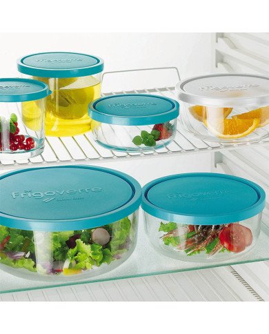 Boite de Conservation Ronde FrigoVerre Ø 23cm - BORMIOLI Boite de Conservation Ronde FrigoVerre Ø 23cm - BORMIOLI