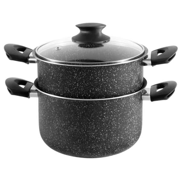 Couscoussier 6L Granite Black - WINOX Couscoussier 6L Granite Black - WINOX