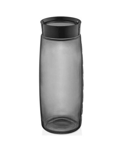 Bocal en Verre Visible Perle Noire 1600cc -QLUX Bocal en Verre Visible Perle Noire 1600cc -QLUX