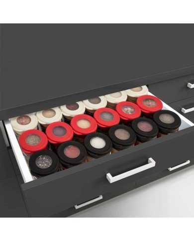 Pot à Épices en Verre avec cuillère 380cc -QLUX Pot à Épices en Verre avec cuillère 380cc -QLUX