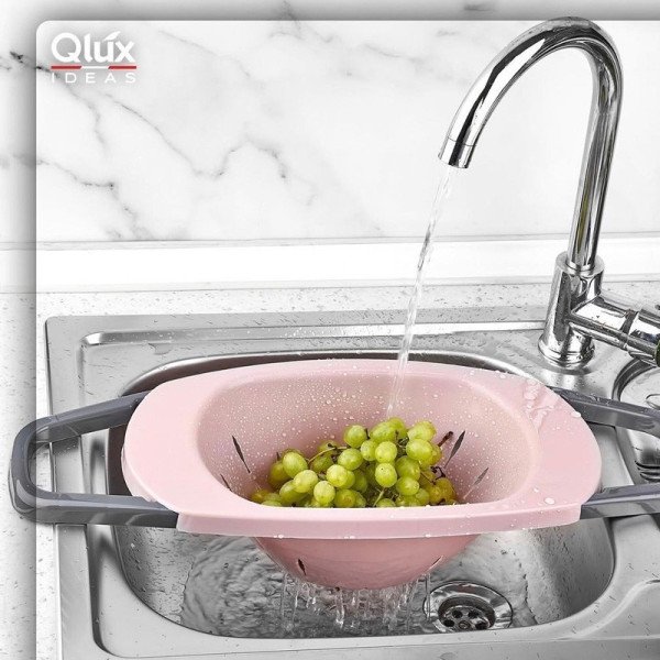 Passoire Réglable avec Poignées 2,5 Litres - QLUX Passoire Réglable avec Poignées 2,5 Litres - QLUX