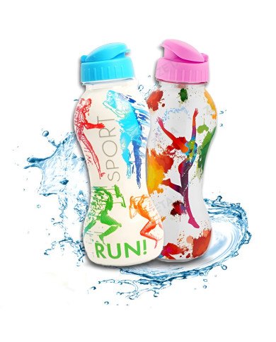 Bouteille à Eau Sport Run pour Enfant 600ml - QLUX Bouteille à Eau Sport Run pour Enfant 600ml - QLUX