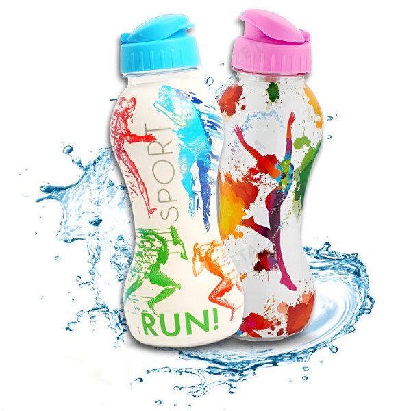 Bouteille à Eau Sport Run pour Enfant 600ml - QLUX Bouteille à Eau Sport Run pour Enfant 600ml - QLUX