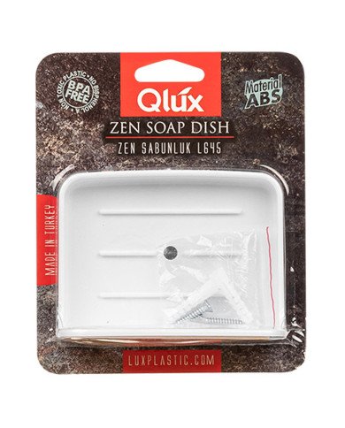 Porte Savon Mural Zen 14cm - QLUX Porte Savon Mural Zen 14cm - QLUX