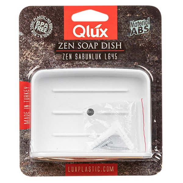 Porte Savon Mural Zen 14cm - QLUX Porte Savon Mural Zen 14cm - QLUX