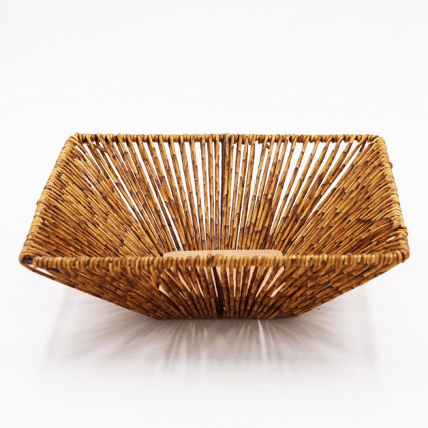 Corbeille à Pain Carré en Osier 25cm Corbeille à Pain Carré en Osier 25cm