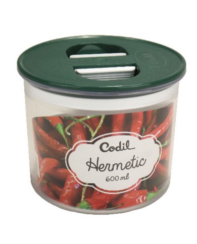 Boite de Conservation Hermétique en Plastique 0,6L - CODIL Boite de Conservation Hermétique en Plastique 0,6L - CODIL