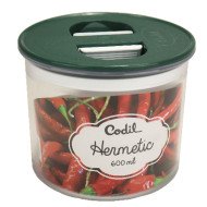 Boite de Conservation Hermétique en Plastique 0,6L - CODIL Boite de Conservation Hermétique en Plastique 0,6L - CODIL
