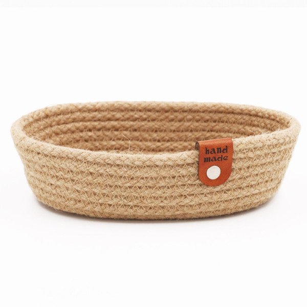 Corbeille Ovale 17 x 12cm En Corde Corbeille Ovale 17 x 12cm En Corde
