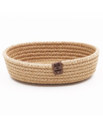 Corbeille à Pain Ovale en Corde 19 x 15cm