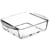 Plat à Four Carré en verre Midi Mini 21x17cm - BORCAM