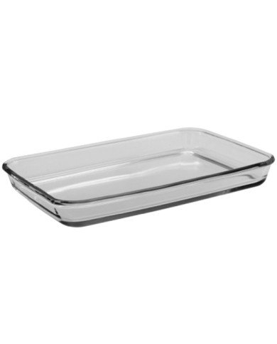 Plat à Four Rectangulaire en Verre 34x22cm - BORCAM Plat à Four Rectangulaire en Verre 34x22cm - BORCAM