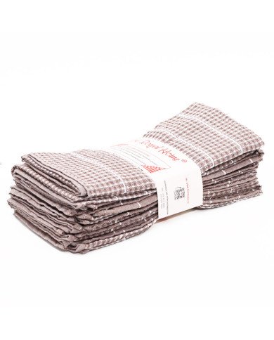 Lot de 6 Serviettes de Table 48 x 48cm en Coton Lot de 6 Serviettes de Table 48 x 48cm en Coton