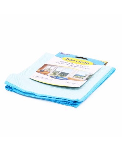 Chiffon microfibre Pour Vitre 35x 35cm - DAR-CLEAN
