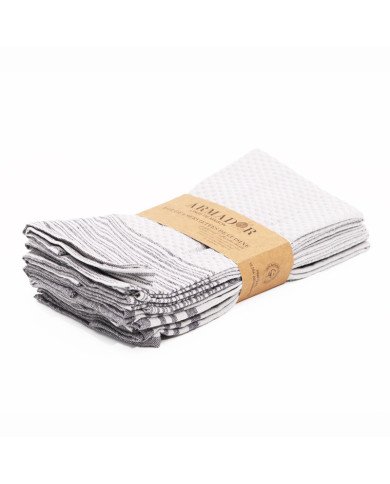 Lot de 6 Serviettes de Table 47 x 60 cm en Coton