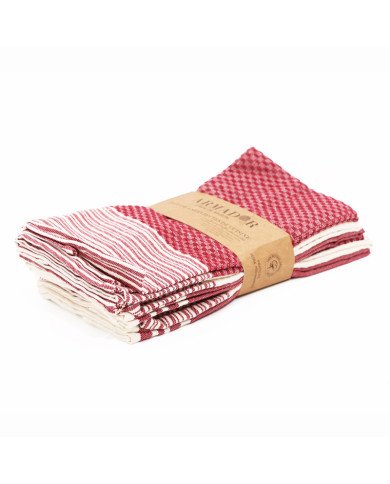 Lot de 6 Serviettes de Table 47 x 60 cm en Coton