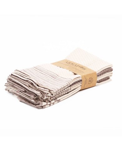 Lot de 6 Serviettes de Table 47 x 60 cm en Coton