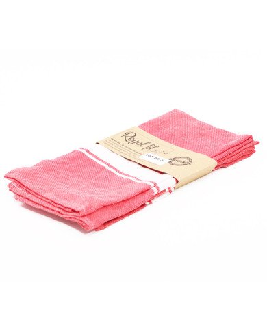 Lot de 3 Serviettes de Table 45 x 65 cm en Coton