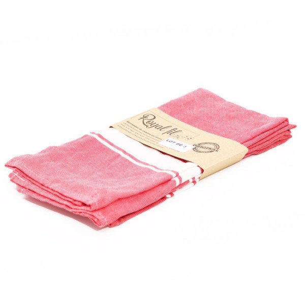 Lot de 3 Serviettes de Table 45 x 65 cm en Coton Lot de 3 Serviettes de Table 45 x 65 cm en Coton