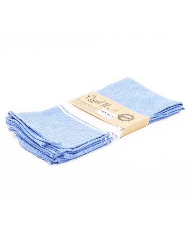 Lot de 3 Serviettes de Table 45 x 65 cm en Coton