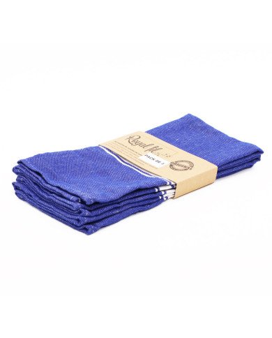 Lot de 3 Serviettes de Table 45 x 65 cm en Coton