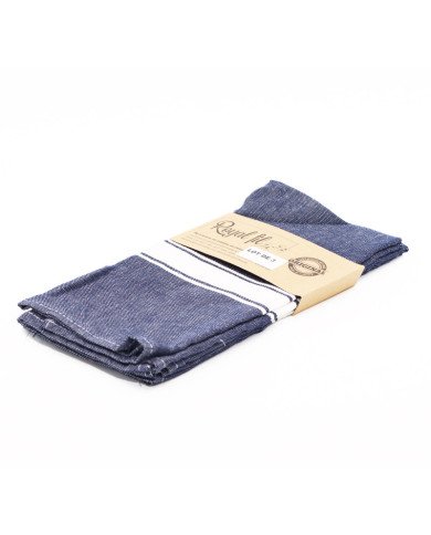 Lot de 3 Serviettes de Table 45 x 65 cm en Coton