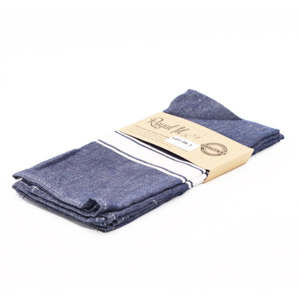 Lot de 3 Serviettes de Table 45 x 65 cm en Coton Lot de 3 Serviettes de Table 45 x 65 cm en Coton