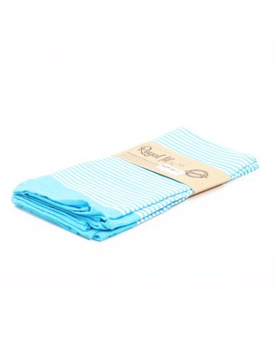 Lot de 3 Serviettes de Table 45 x 65 cm en Coton