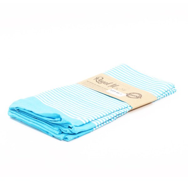 Lot de 3 Serviettes de Table 45 x 65 cm en Coton Lot de 3 Serviettes de Table 45 x 65 cm en Coton