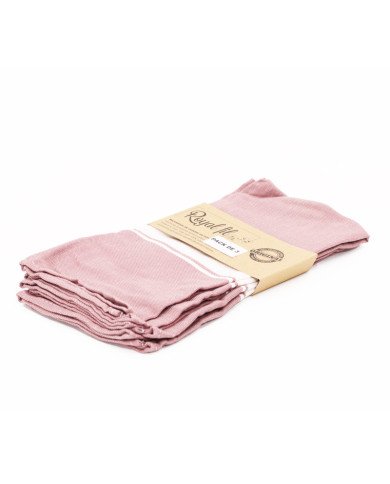 Lot de 3 Serviettes de Table 45 x 65 cm en Coton